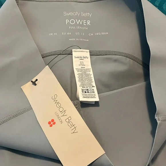 NWT Sweaty Betty gray Power leggings high rise size extra large - Picture 4 of 8